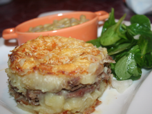 Parmentier de canard confit
