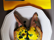 Lapin pané à la moutarde