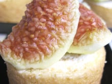 Dessert au mascarpone, limoncello et figues