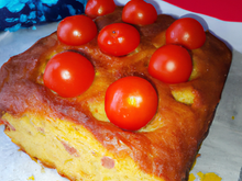 Cake aux tomates confites