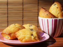 Madeleines dodues aux pépites de chocolat