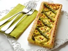 Quiche aux asperges et à la Moutarde
