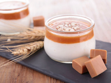 Panna cotta au caramel