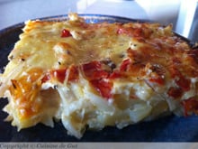 Tortilla aux poivrons et au chorizo