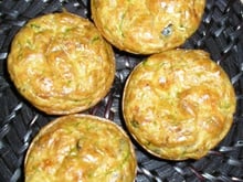 Muffins de courgettes aux olives