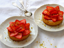 Tartelettes à la fraise façon sablé breton