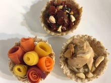 Trio de mini tartelettes pour l'apéro