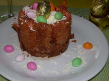 Charlotte au chocolat praliné