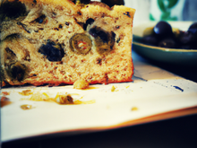 Cake aux olives et tapenade