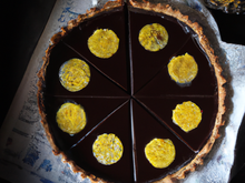 Tarte chocolat lemon curd