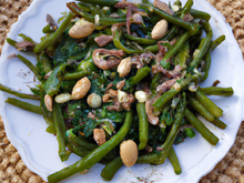 Salade de haricots verts aux amandes