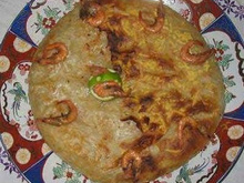 Pastilla aux fruits de mer à la crème Elle et Vire