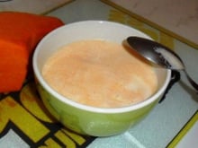 Velouté sucré au potiron
