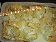 Gratin de camembert