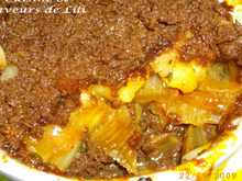 Crumble de boudin noir aux pommes