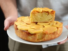 Gâteau renversé aux pommes et caramel