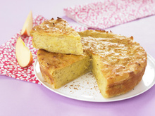 Gâteau léger pomme-cannelle