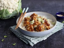 Chou-fleur caramélisé à la sauce asiatique
