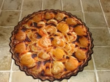 Tarte abricots noisettine amandine