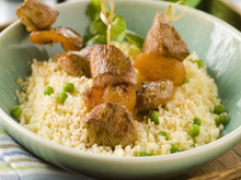 Brochettes d'agneau aux abricots secs