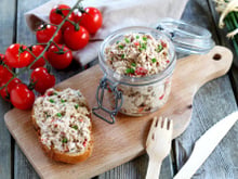Rillettes de thon au fromage frais