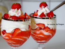 Fontainebleau aux fraises aux 3 sirops