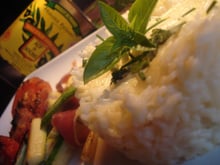 Risotto cœur fondant au comté et ses légumes grillés à la provençale