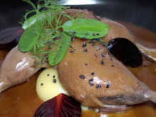 Fricassée de canard aux langoustines