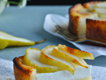 Gâteau aux poires au fromage blanc