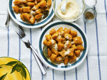 Gnocchi au potimarron, parmesan et sauge