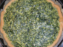 Quiche aux épinards et à la ricotta