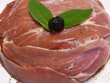 Charlotte de jambon cru et courgettes