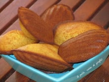 Madeleines miel/citron