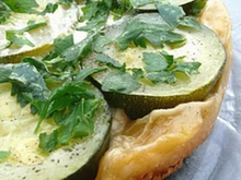 Tatin de courgettes au Boursin