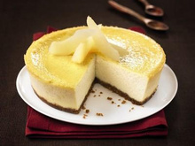 Cheese cake à la poire