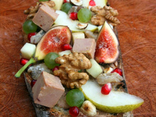 Tartine de foie gras comme un automne à la campagne