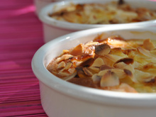 Clafoutis aux poires et amandes