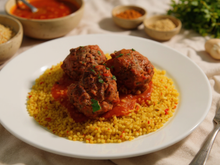 Boulettes de bœuf à la coriandre (couscous)