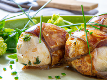 Ballotins de chapon à la tomme et au chèvre