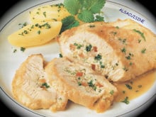 Escalopes de dinde farcies