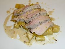 Quasi de Veau 'nature' & sa vinaigrette à la vanille