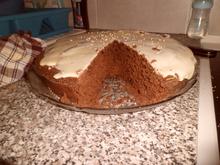 Gâteau chocolat meringué