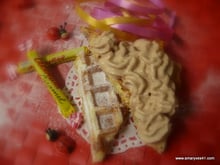 Gaufres à l'espuma de carambars