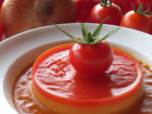 Flan rouge tomate