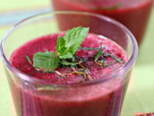 Gaspacho de cerises et tomates