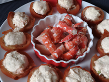 Bouchées au crabe et aux crevettes