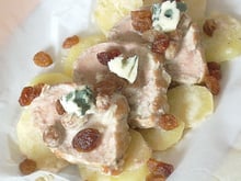 Papillote de filet mignon au roquefort