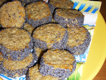 Petits biscuits au fromage et aux graines de pavot