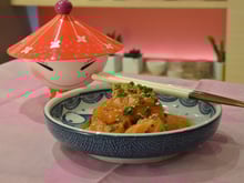 Sashimi de saumon mariné