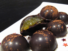 Chocolats maison à la clémentine (pour Noël)